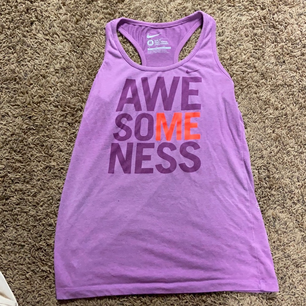 Nike slim fit tank top